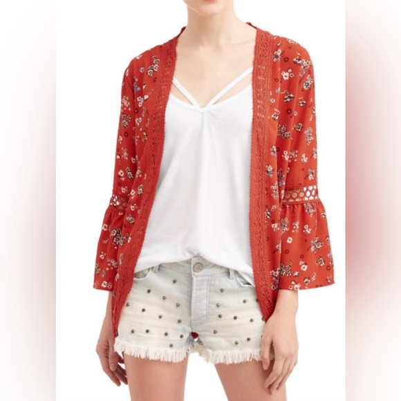 NWT💫Floral Kimono - Picture 1 of 4